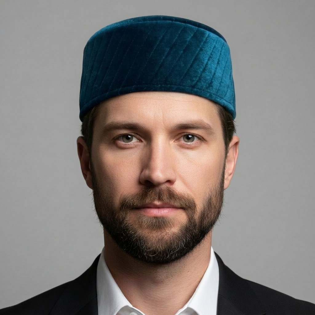 тюбетейки однотонные (зеленый)